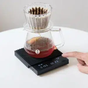 How to Brew Pour Over Coffee , Best Timemore v60 dripper on scale , How to brew pour over coffee with a V60 dripper
