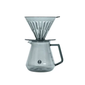 Timemore Crystal Eye Brewer Set 02 PCTG dripper with 600 ml black glass server