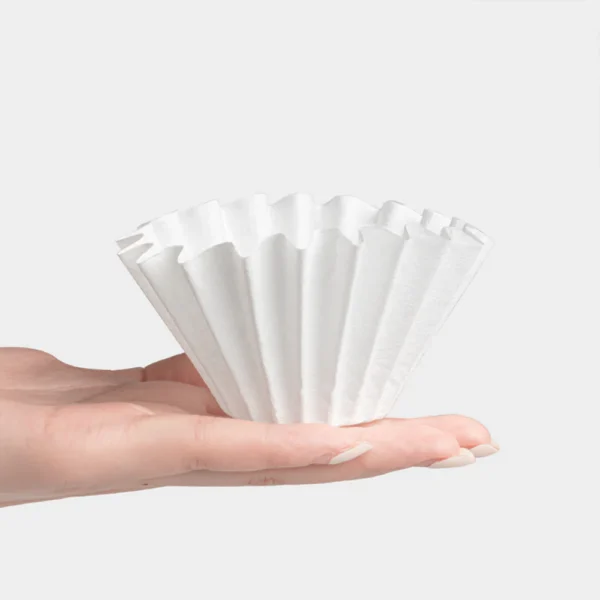 Timemore B75 basket paper filter ruffled edge design