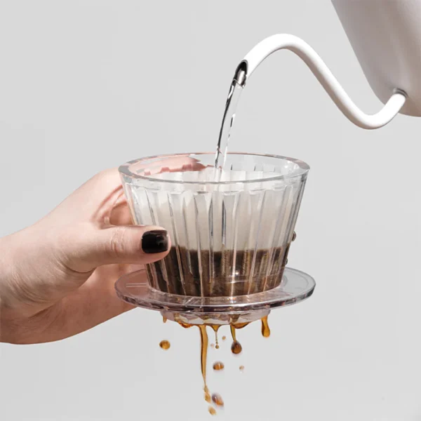 Timemore basket paper filter 01 used with B75 pour over dripper