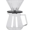 Timemore Crystal Eye Brewer V60 set with glass dripper and decanter